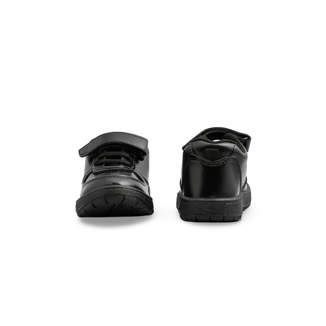 Boys Black Lace Up School Shoes SK1098