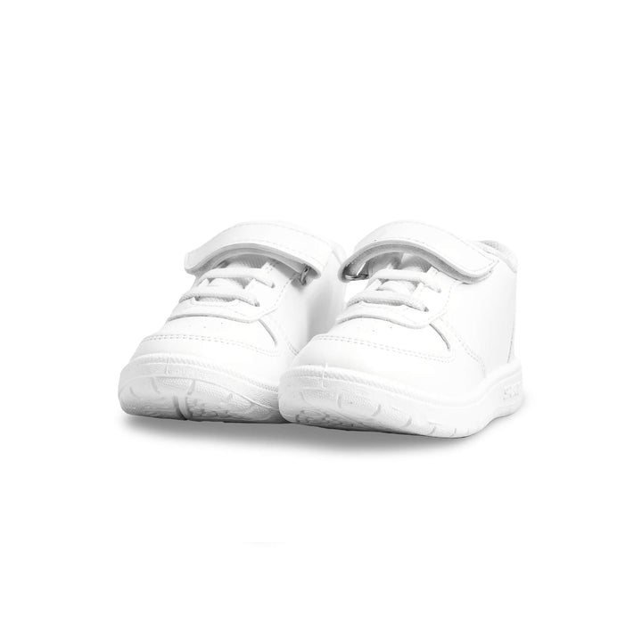 Boys White Sports School Shoes SK1098