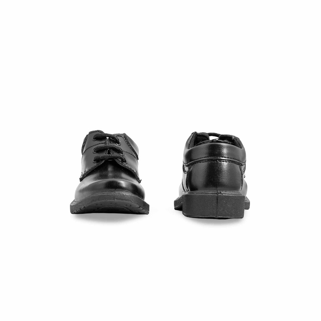 Boys Black Lace Up School Shoes SK1100