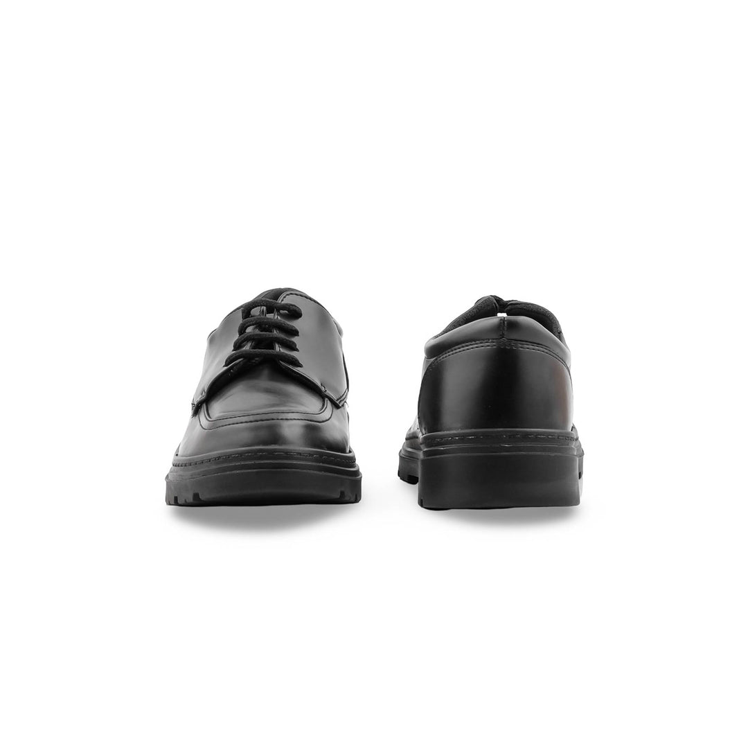 Boys Black School Shoes SK1116