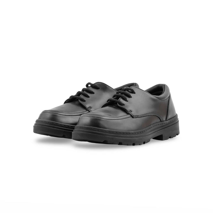 Boys Black School Shoes SK1116