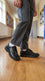 Boys Black Lace Up School Shoes SK1119