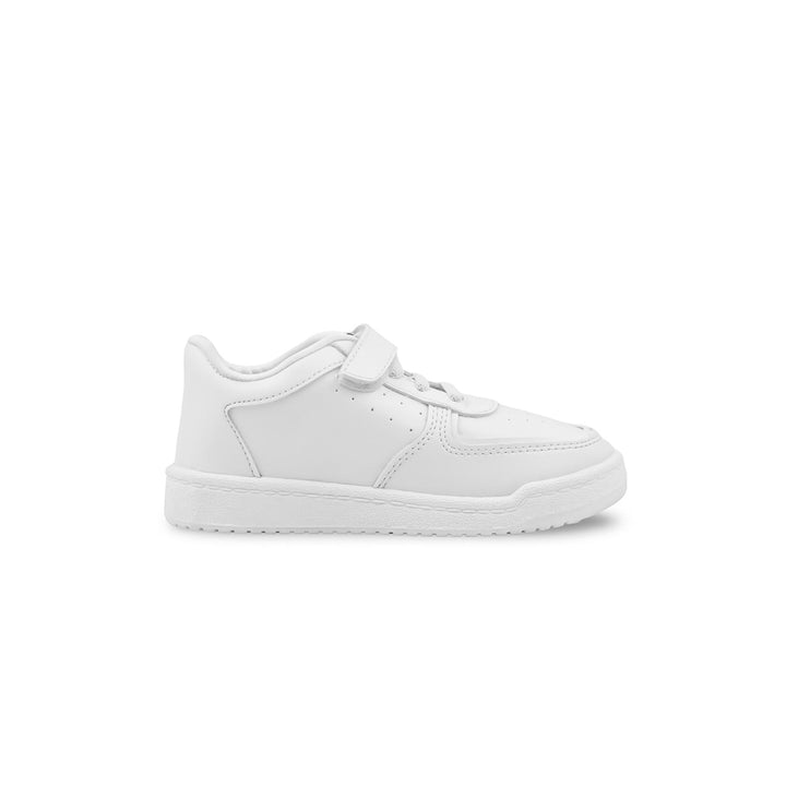 Boys White Sports School Shoes SK1122