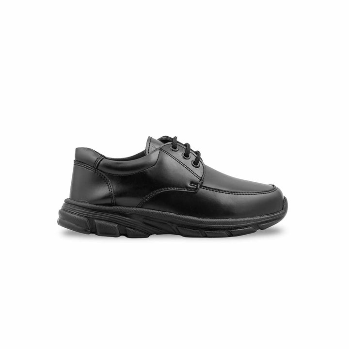 Boys Black Lace Up School Shoes SK1125