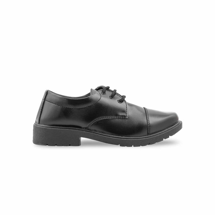 Boys Black Lace Up School Shoes SK1133
