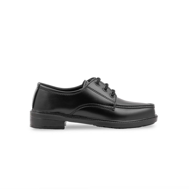 Boys Black Lace Up School Shoes SK1163