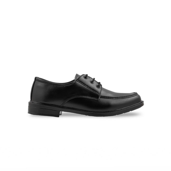 Boys Black Lace Up School Shoes SK1164