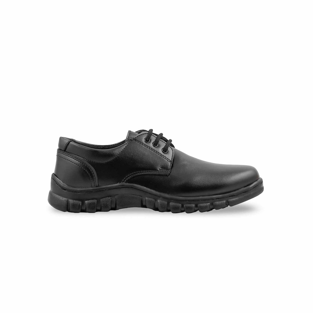 Boys Black Lace Up School Shoes SK1184