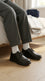 Boys Black Lace Up School Shoes SK1184