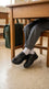 Boys Black Lace Up School Shoes SK1197