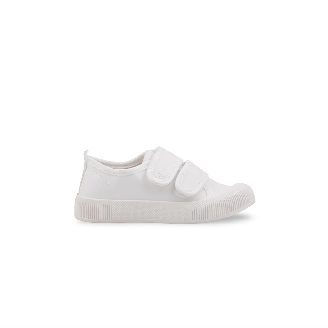 Boys White Sports School Shoes SK1201