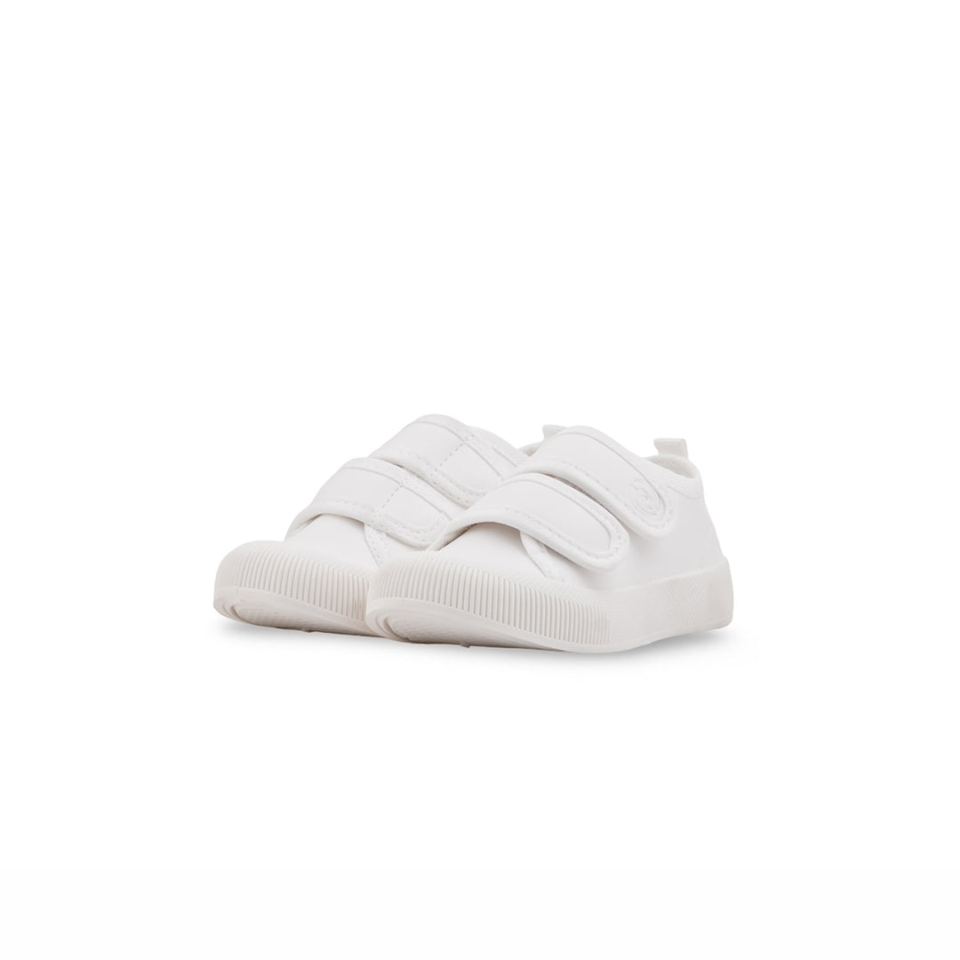Boys White Sports School Shoes SK1201