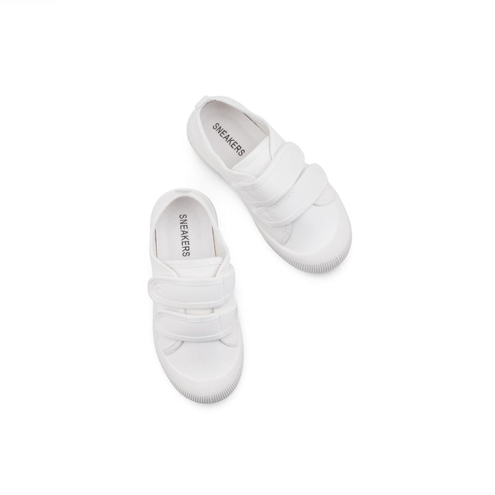 Boys White Sports School Shoes SK1202