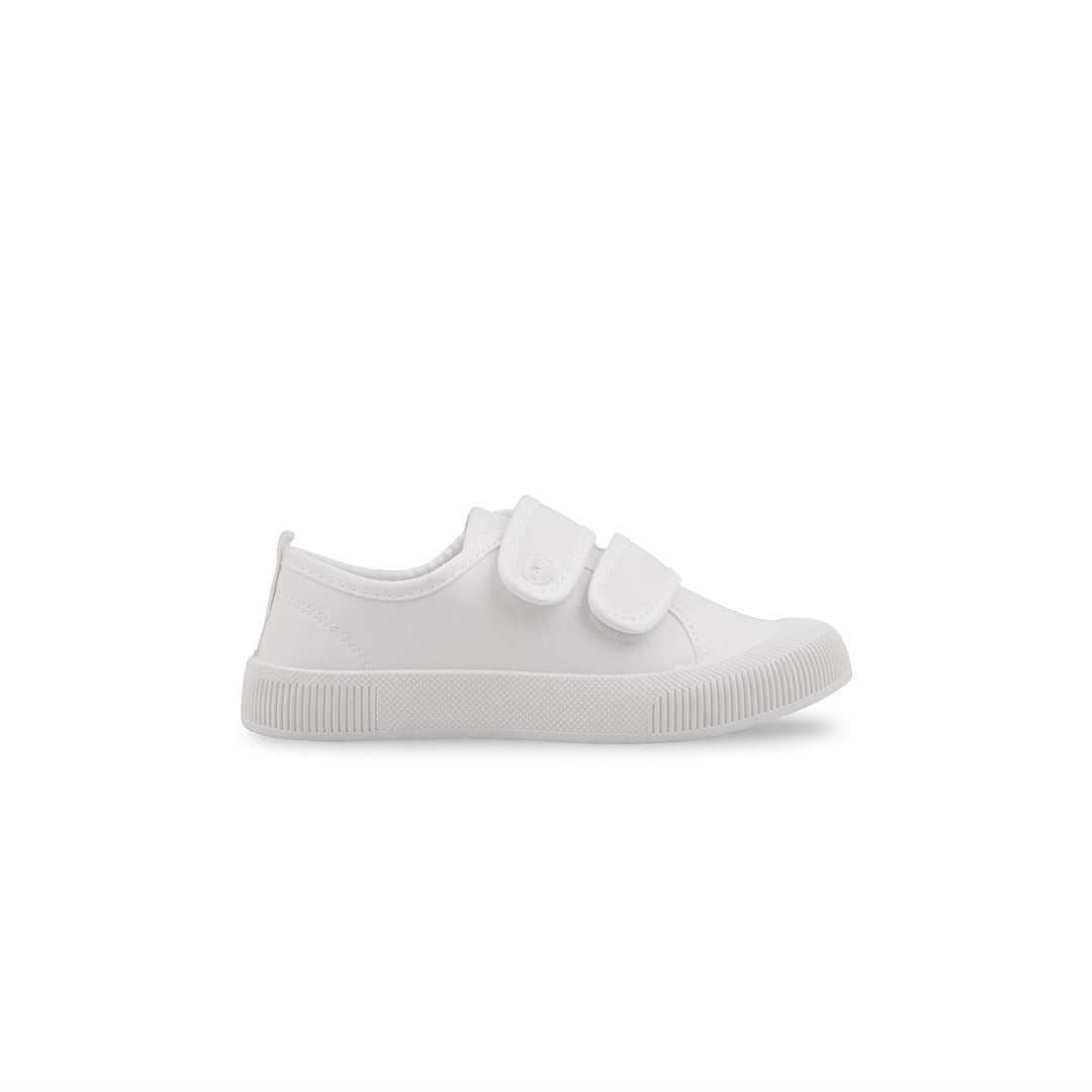 Boys White Sports School Shoes SK1202