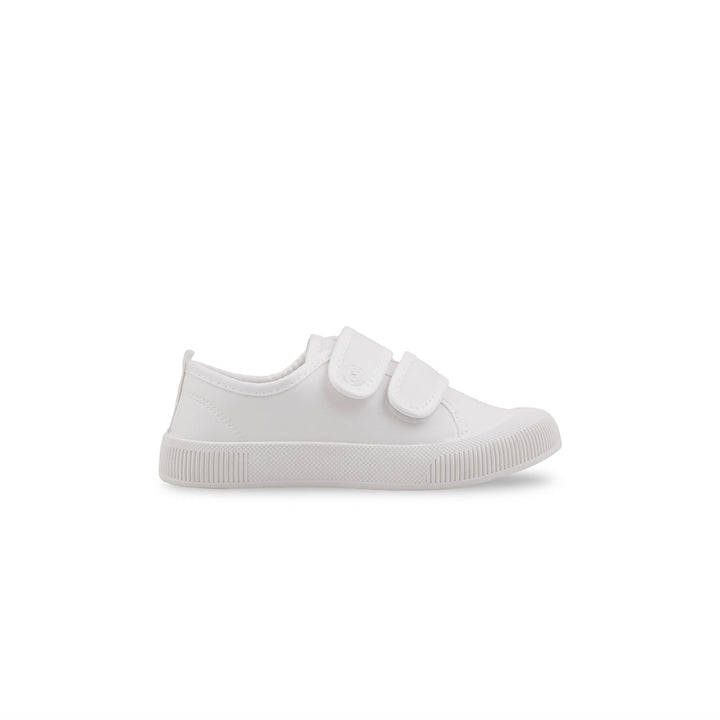 Boys White Sports School Shoes SK1202