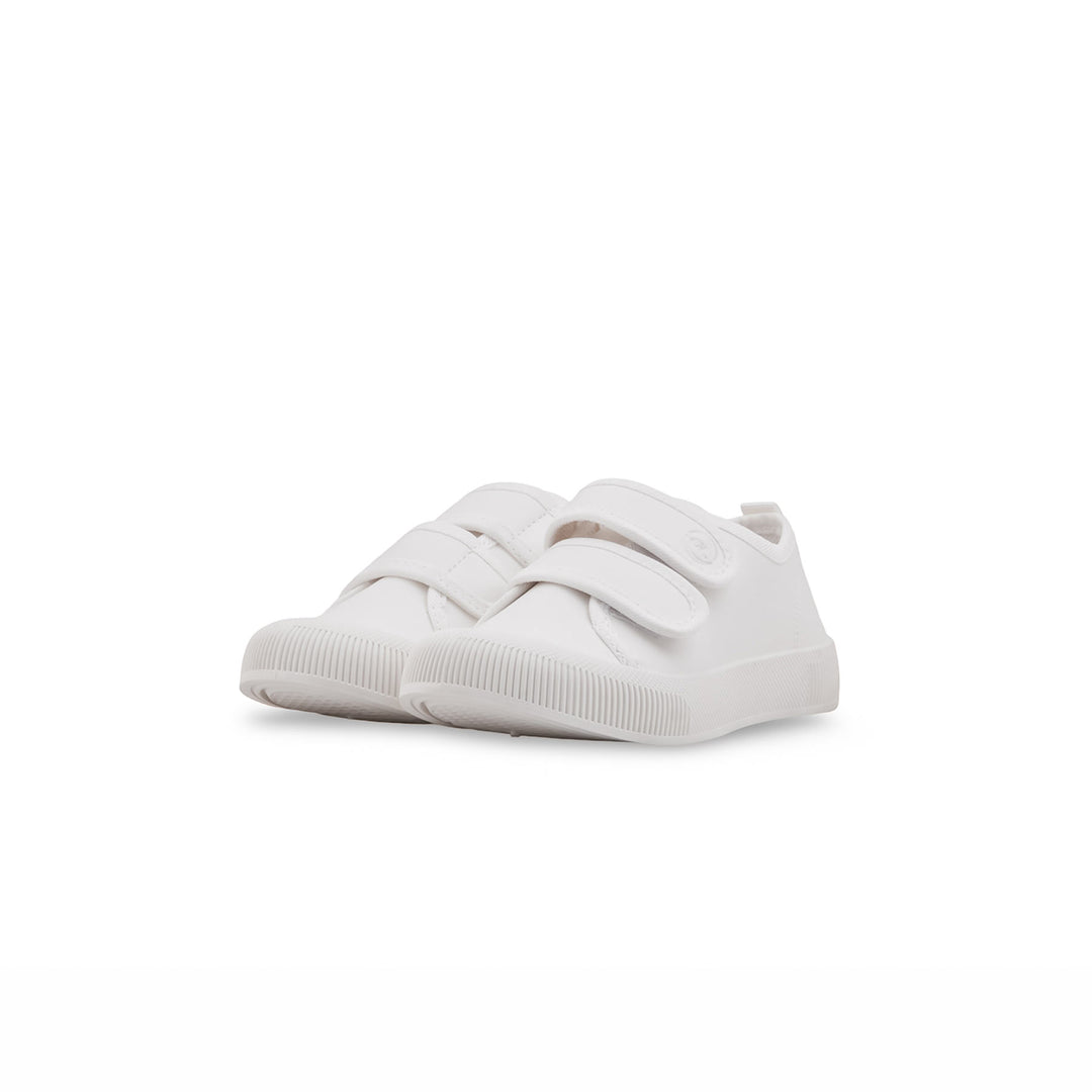 Boys White Sports School Shoes SK1202
