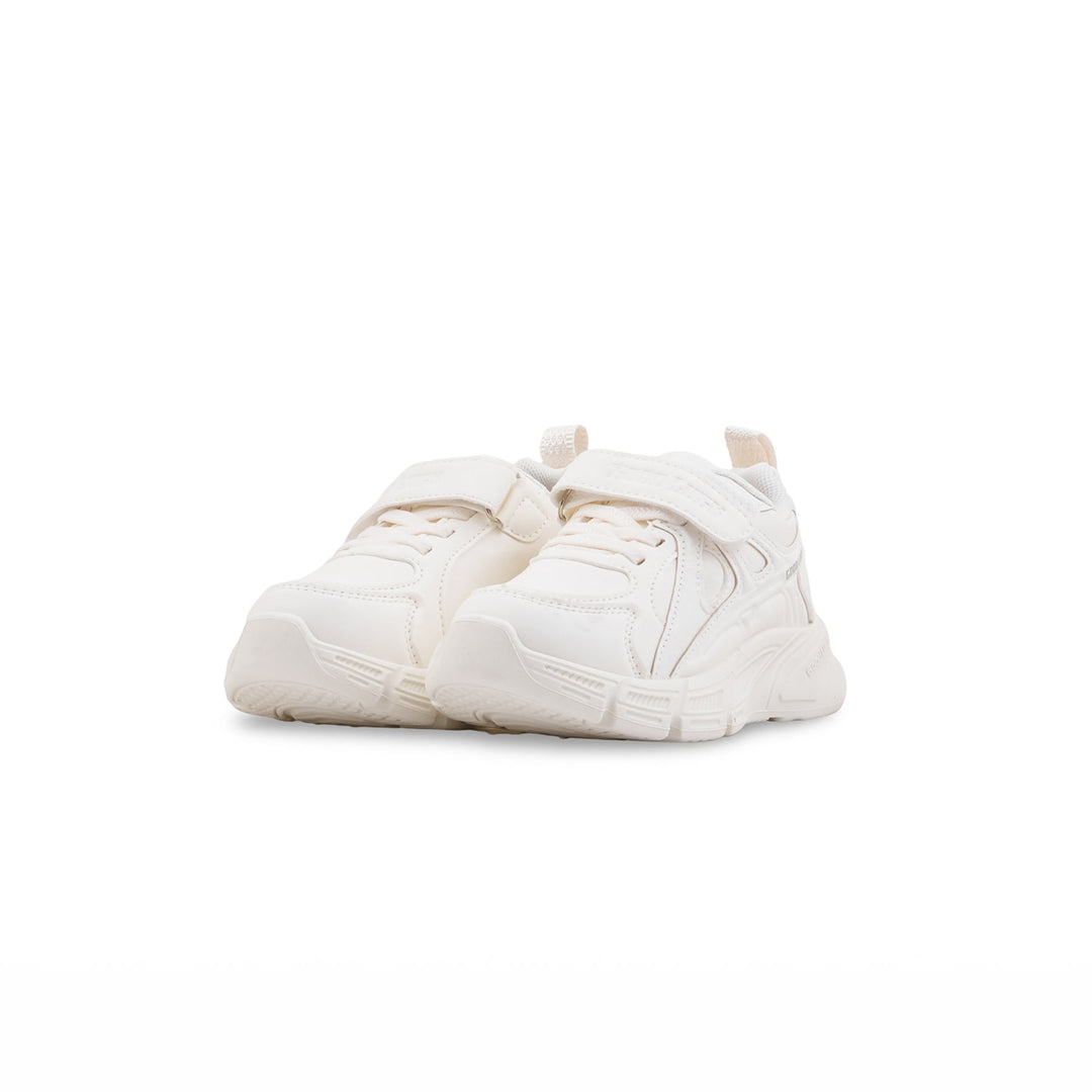 Boys White Sports School Shoes SK1203