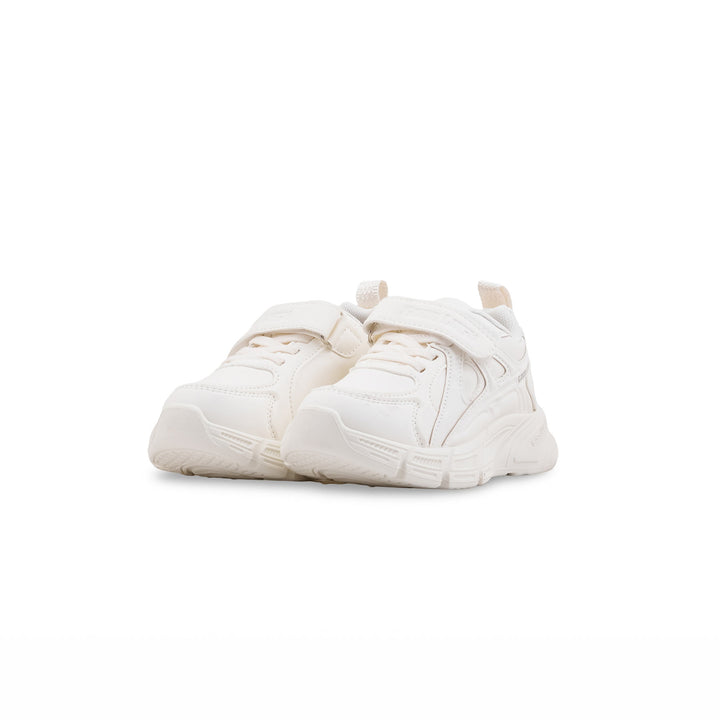 Boys White Sports School Shoes SK1203