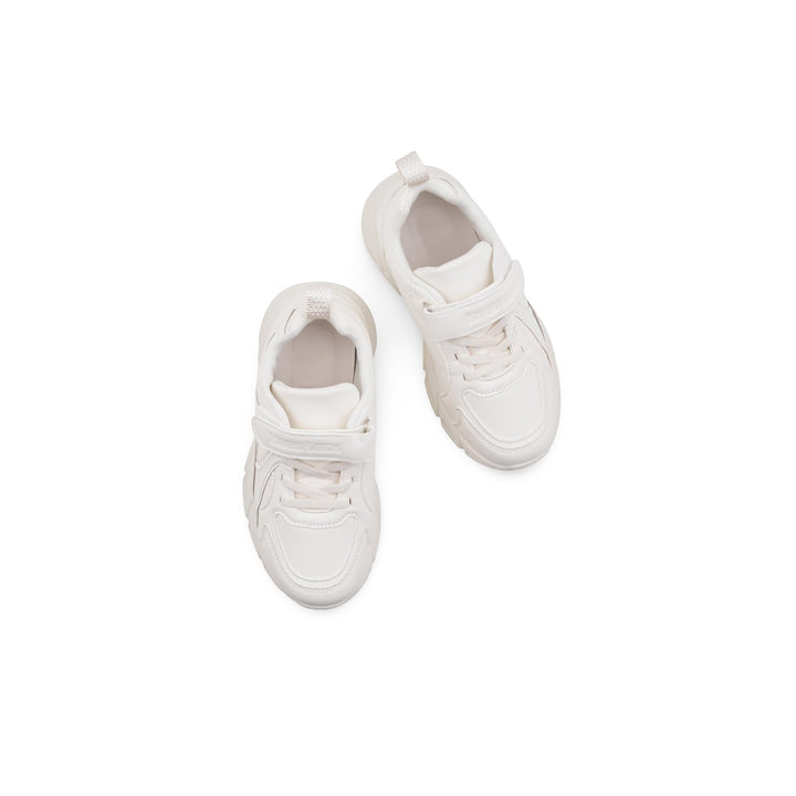 Boys White Sports School Shoes SK1204