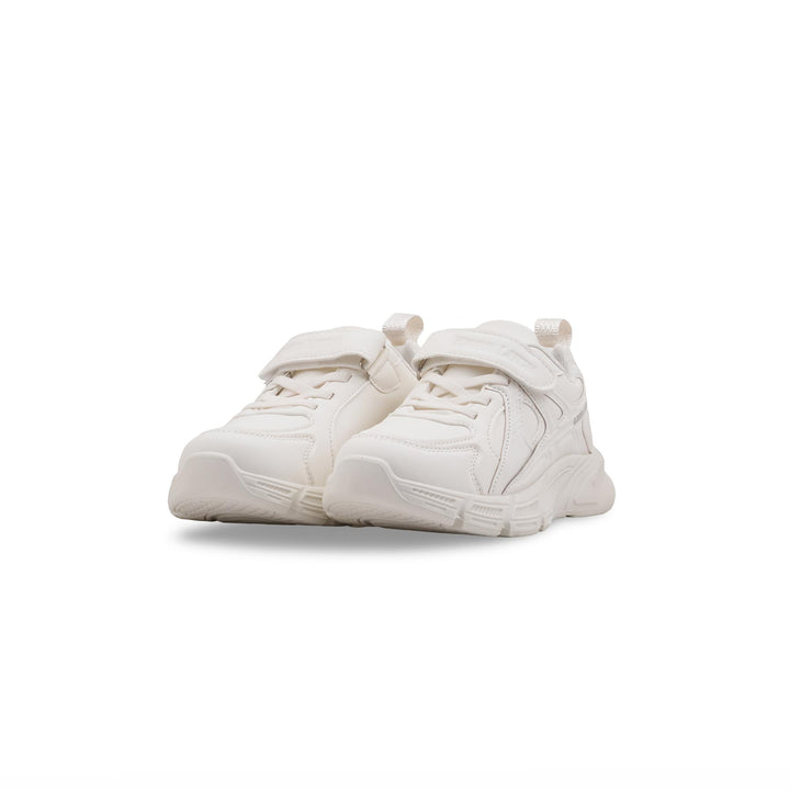 Boys White Sports School Shoes SK1204