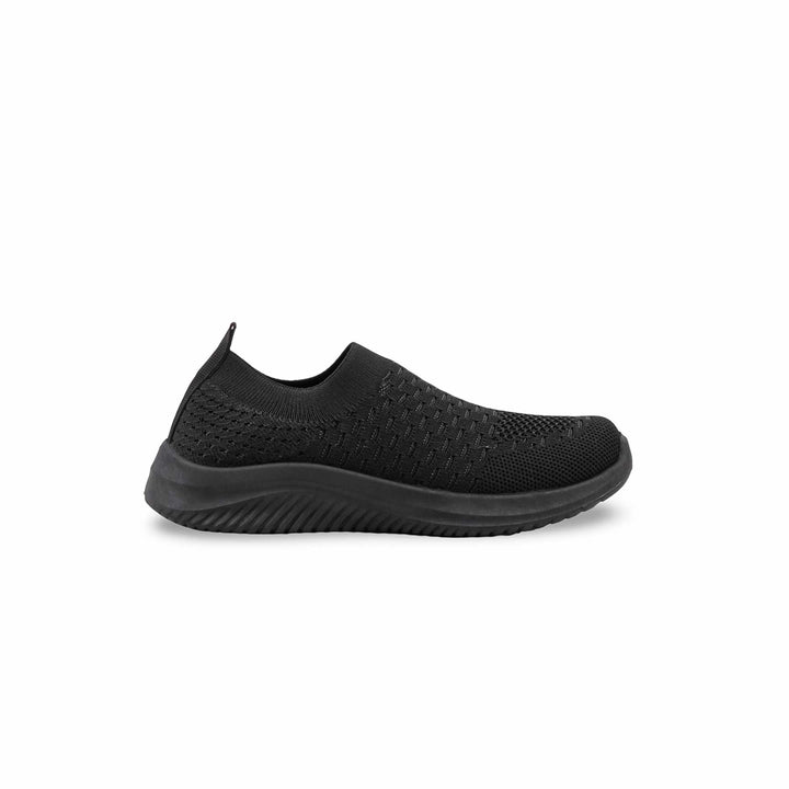 Boys Black Sports School Shoes SK1208