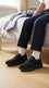Boys Black Sports School Shoes SK1210
