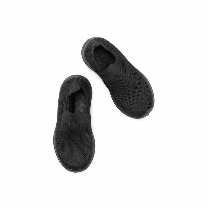 Boys Black Sports School Shoes SK1211
