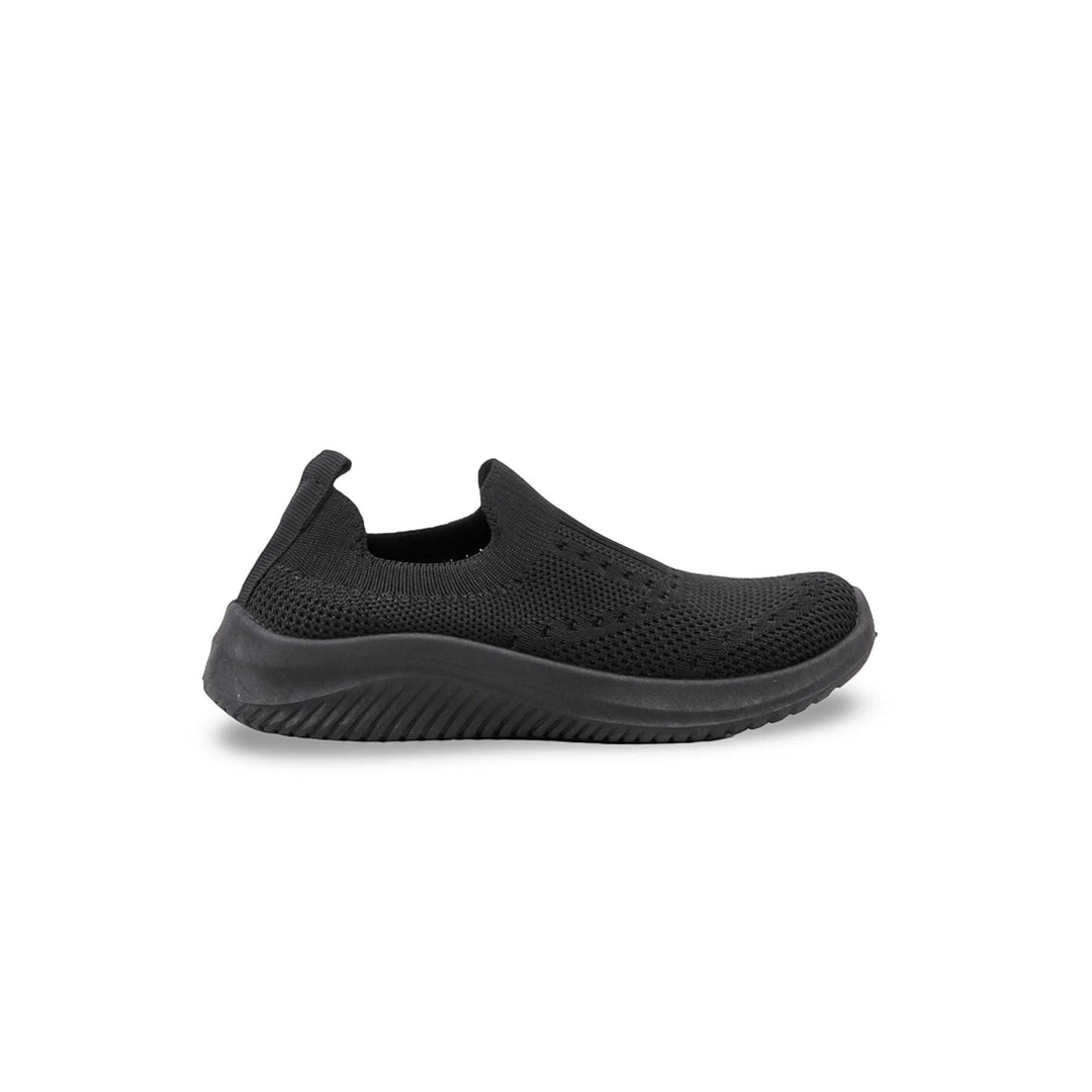 Boys Black Sports School Shoes SK1211