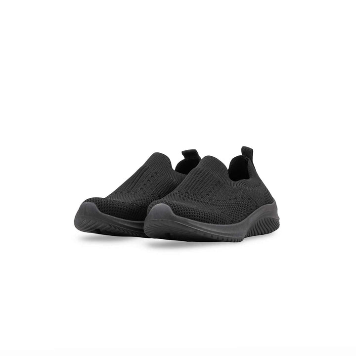 Boys Black Sports School Shoes SK1211