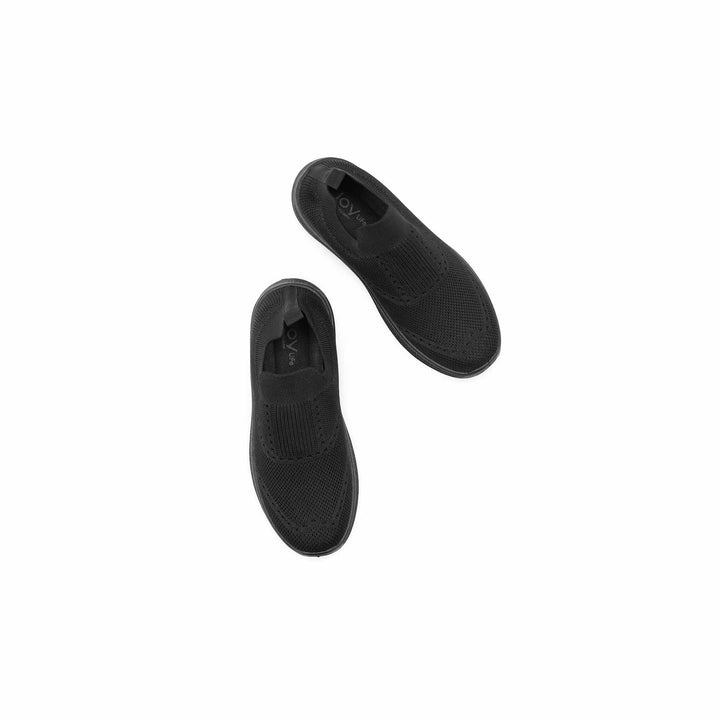 Boys Black Sports School Shoes SK1213