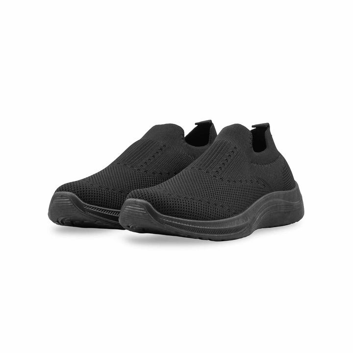 Boys Black Sports School Shoes SK1213