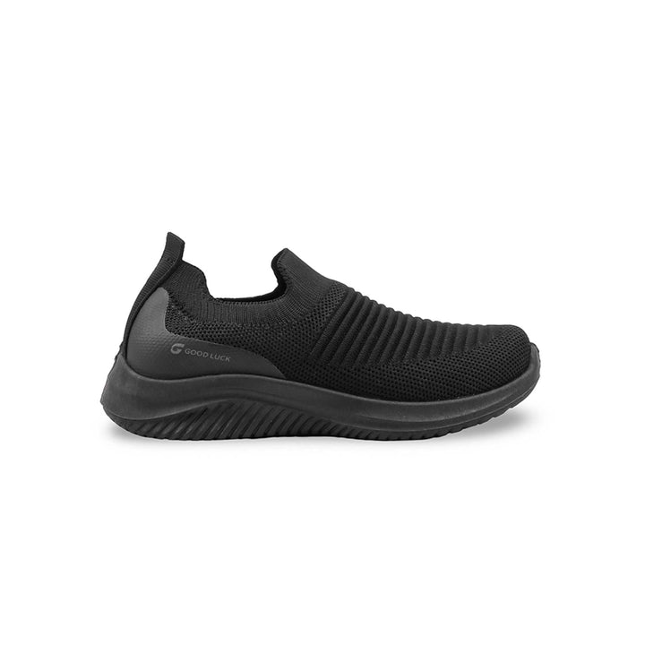 Boys Black Sports School Shoes SK1214