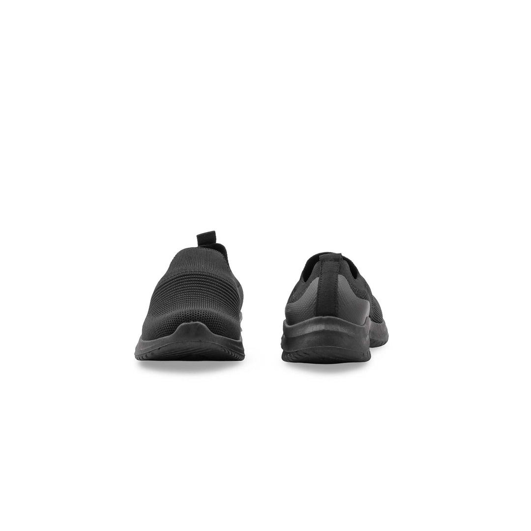 Boys Black Sports School Shoes SK1214