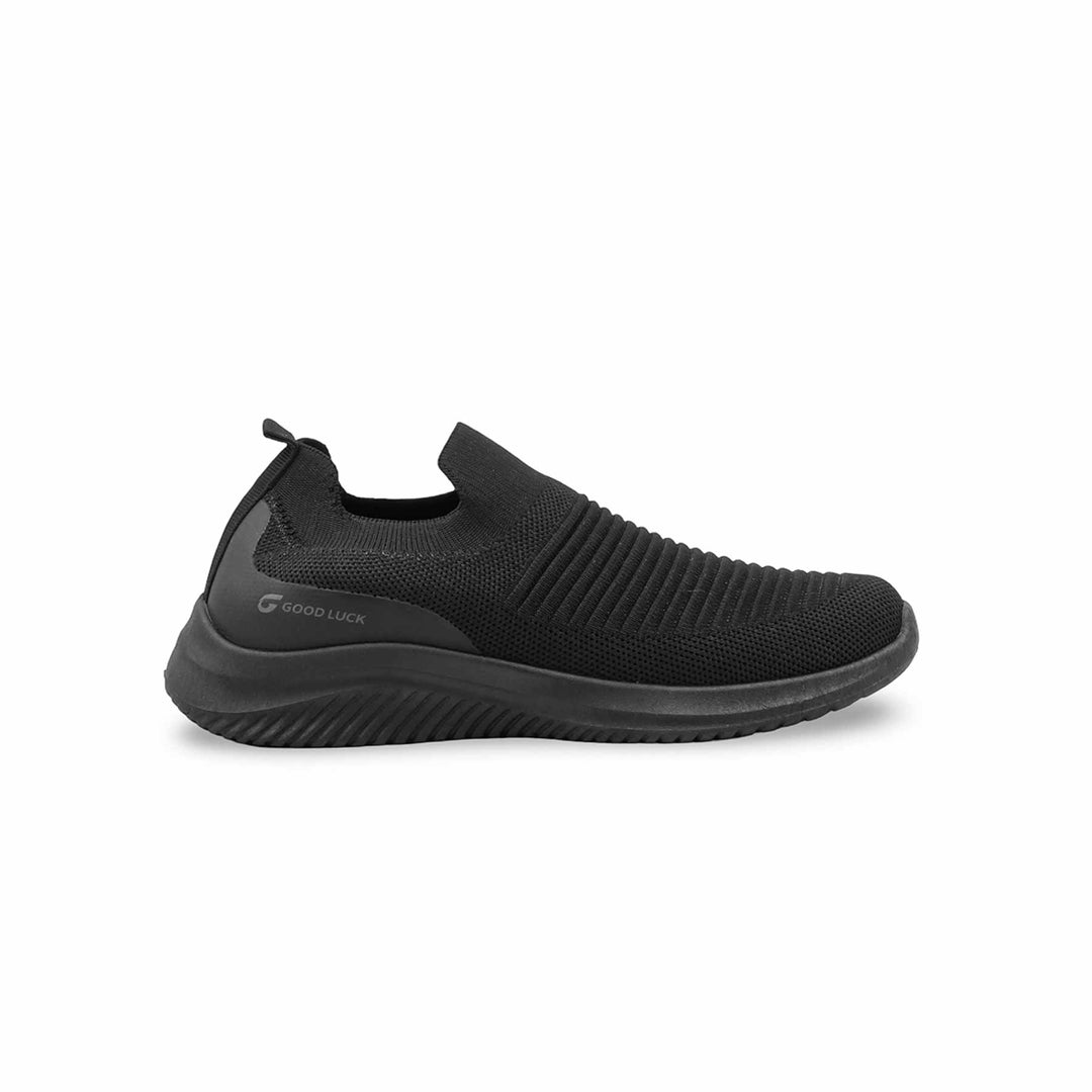 Boys Black Sports School Shoes SK1215