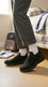 Boys Black Sports School Shoes SK1215