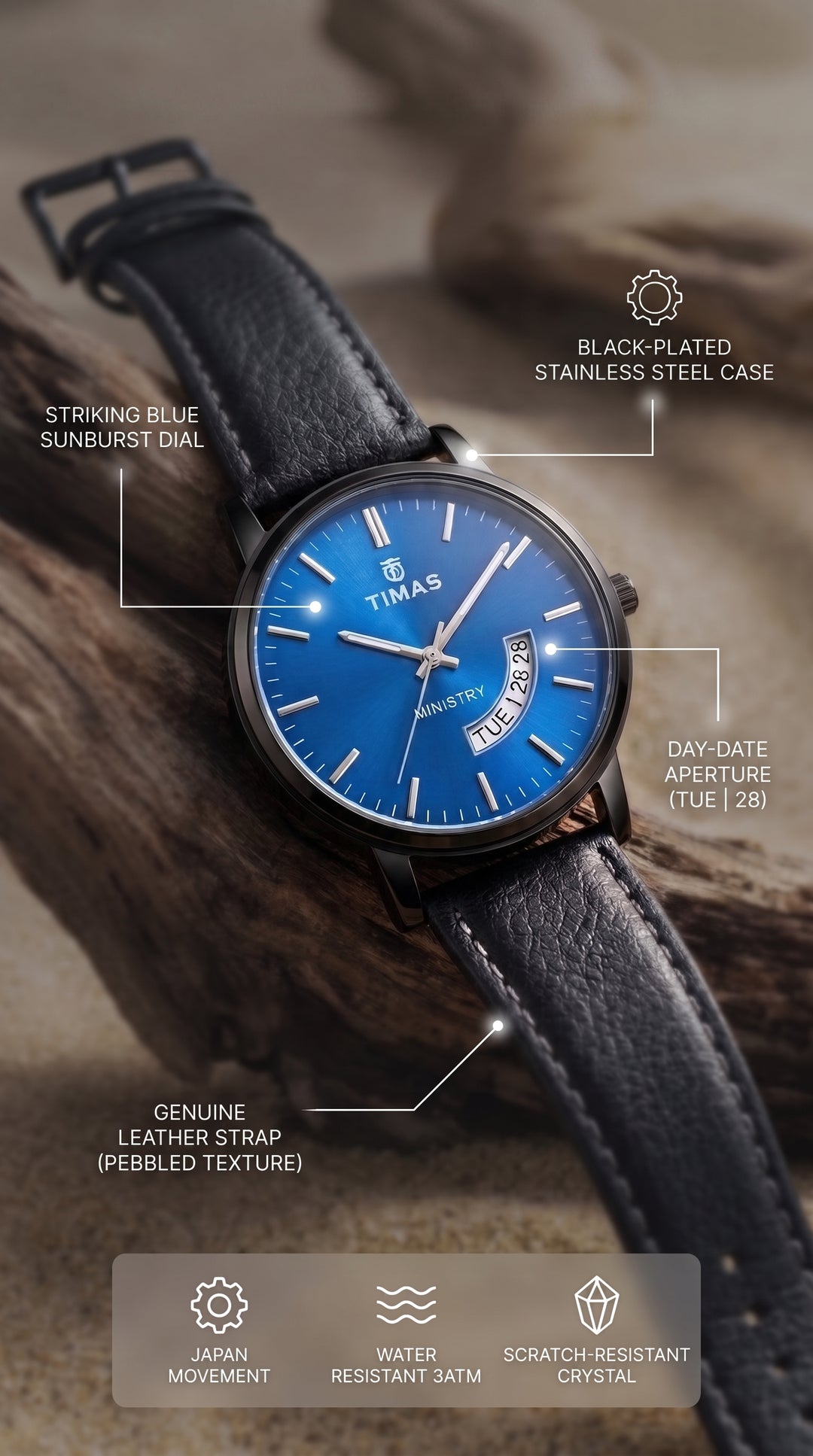 Watch For Men with Free Box T3070701