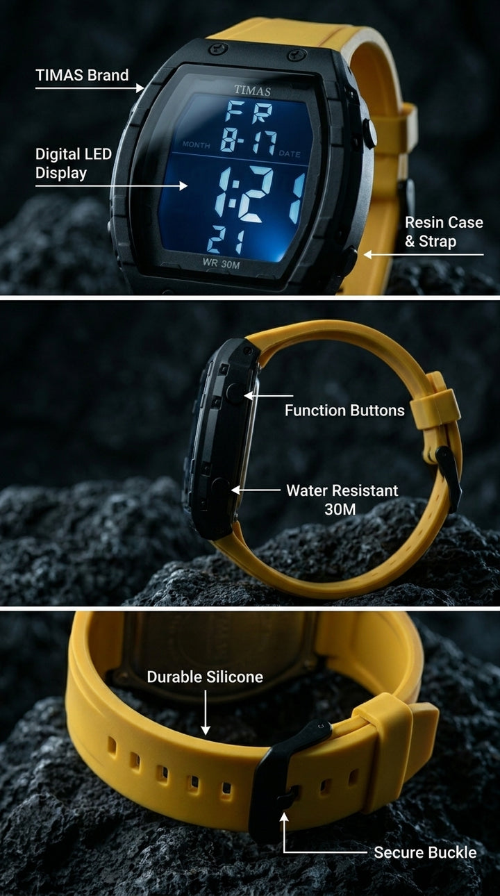Waterproof Sports Watch for Men with Free Box T3071120