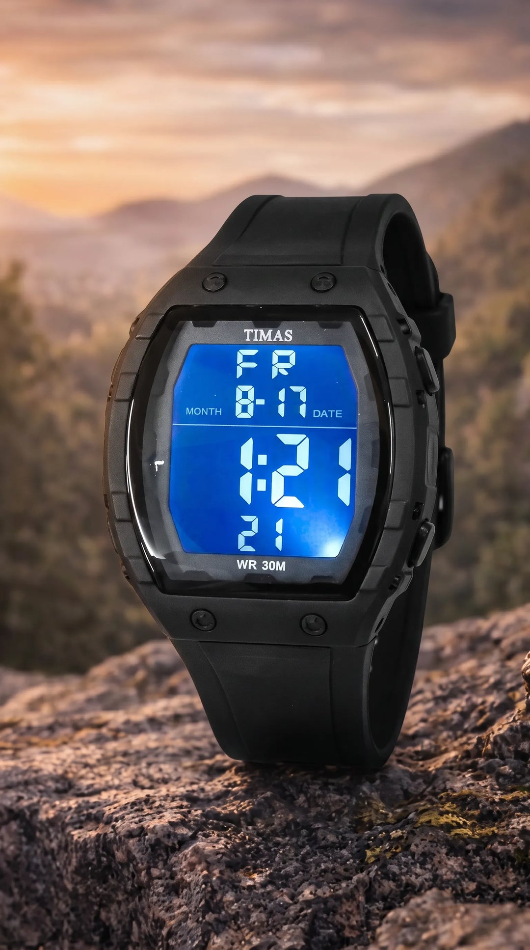 Waterproof Sports Watch for Men with Free Box T3071101