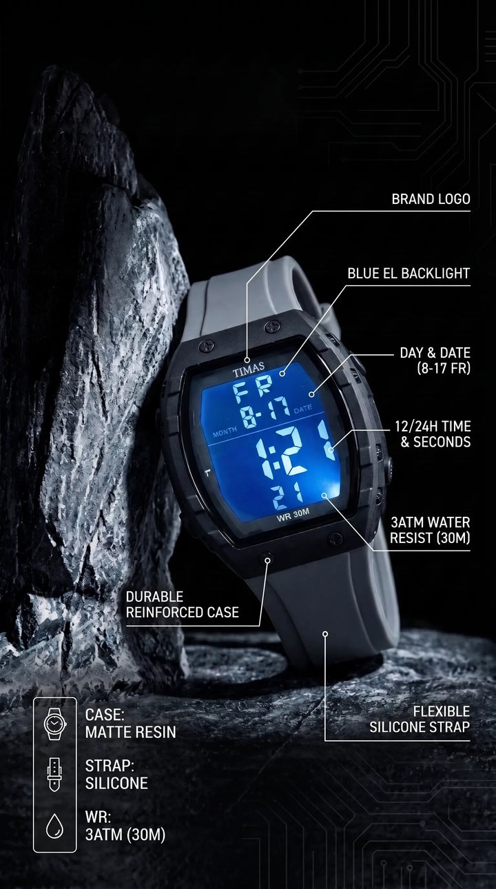 Waterproof Sports Watch for Men with Free Box T3071107