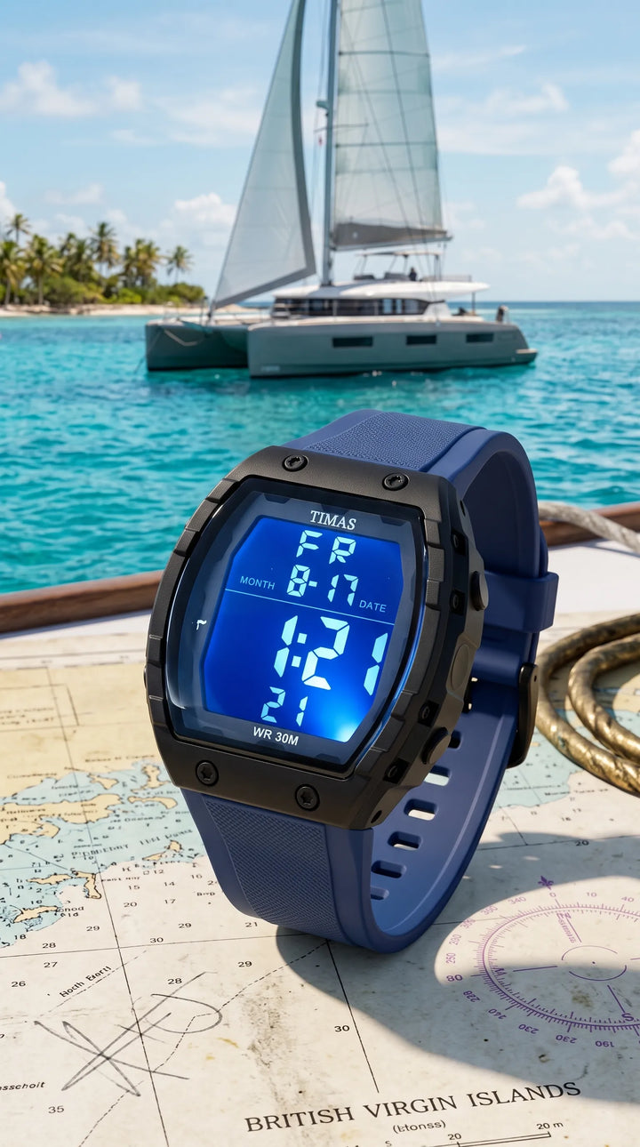 Waterproof Sports Watch for Men with Free Box T3071112