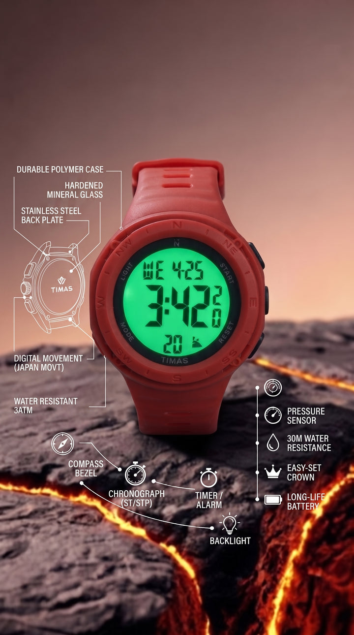 Waterproof Sports Watch for Men with Free Box T3071213
