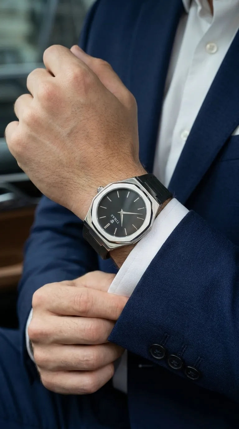 Watch for Men with Free Box T3109116