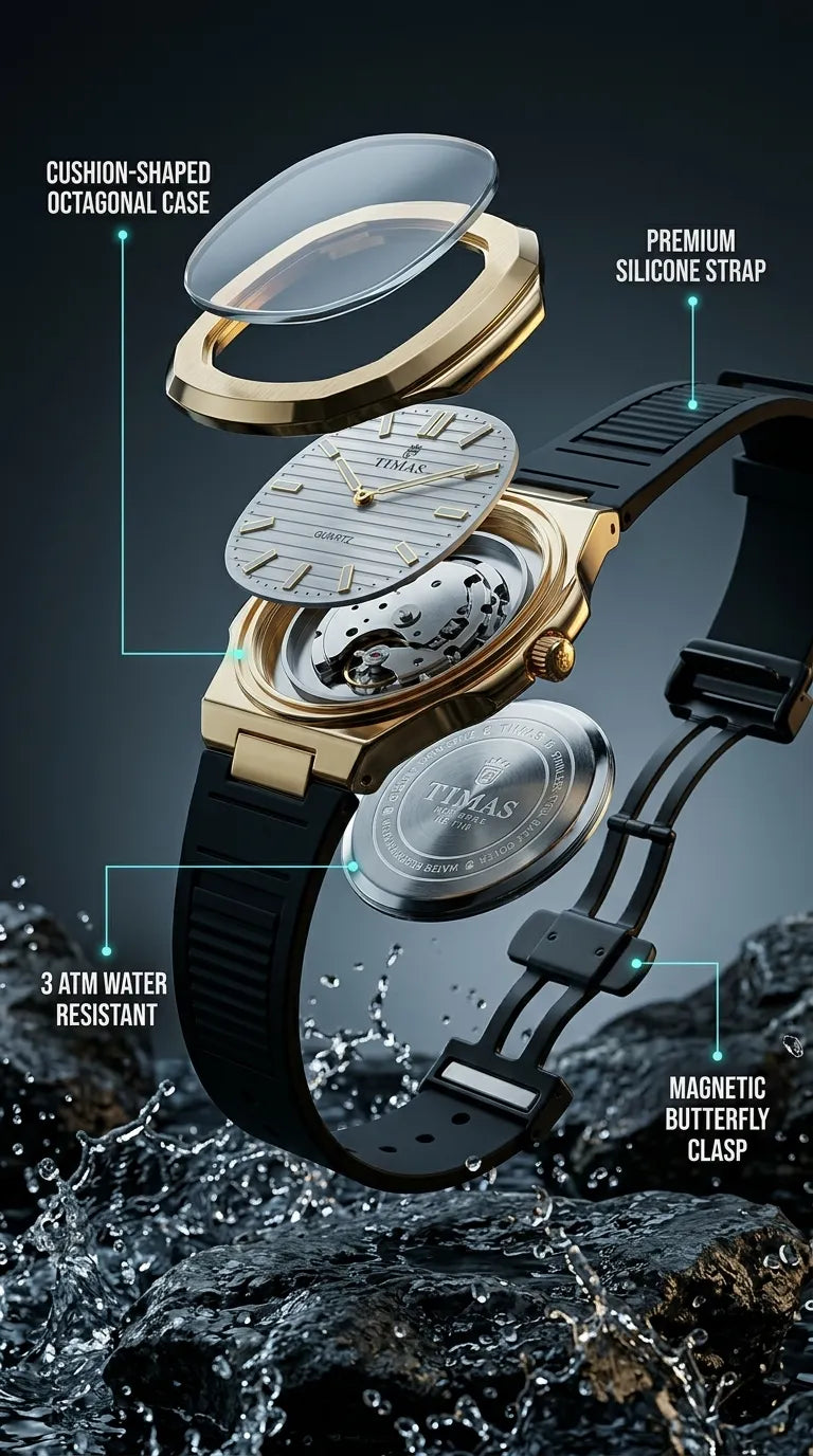 Watch for Men with Free Box T3109615
