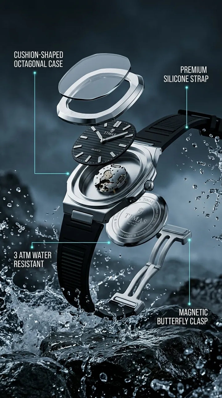 Watch for Men with Free Box T3109616