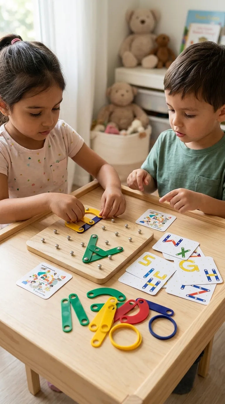 Montessori Mind Creative Sticks ABC Shapes & 123 T7011110
