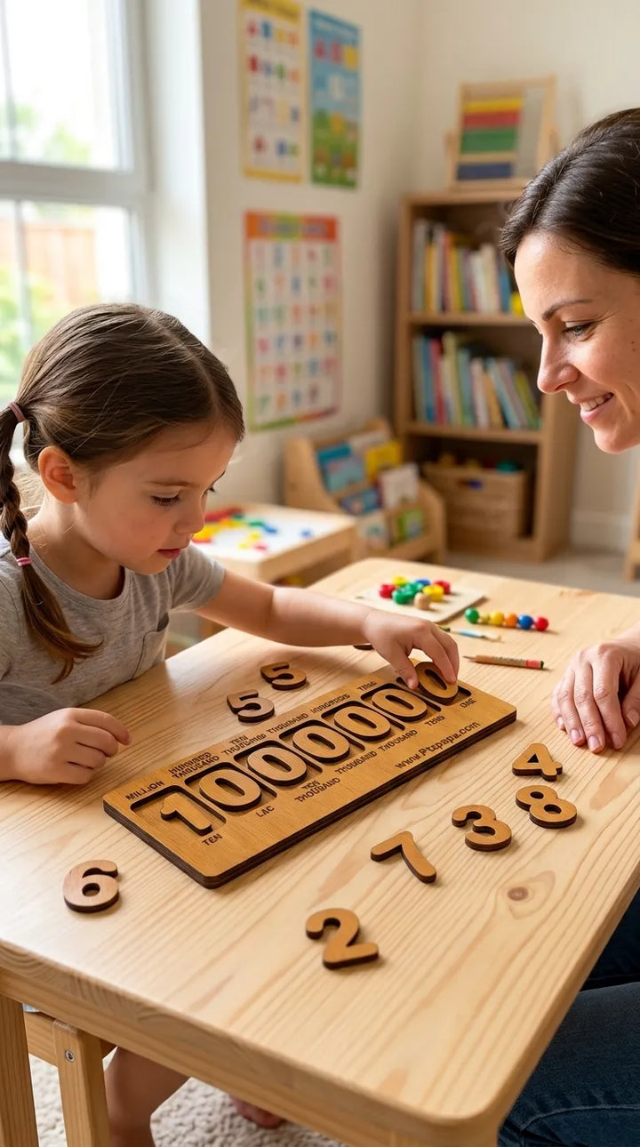 Math Unit Understanding Toys Wooden Math Puzzle T7012262