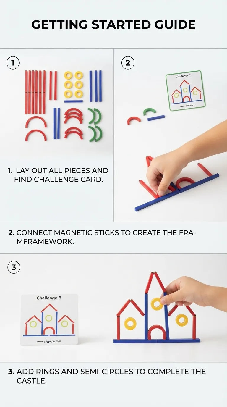Creative Sticks And Rings Puzzle T7012510
