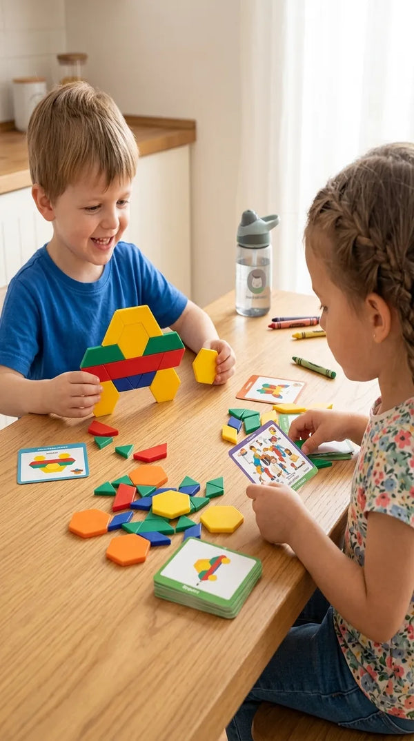Pattern Blocks Geometric Shape Jigsaw Puzzle T7012610