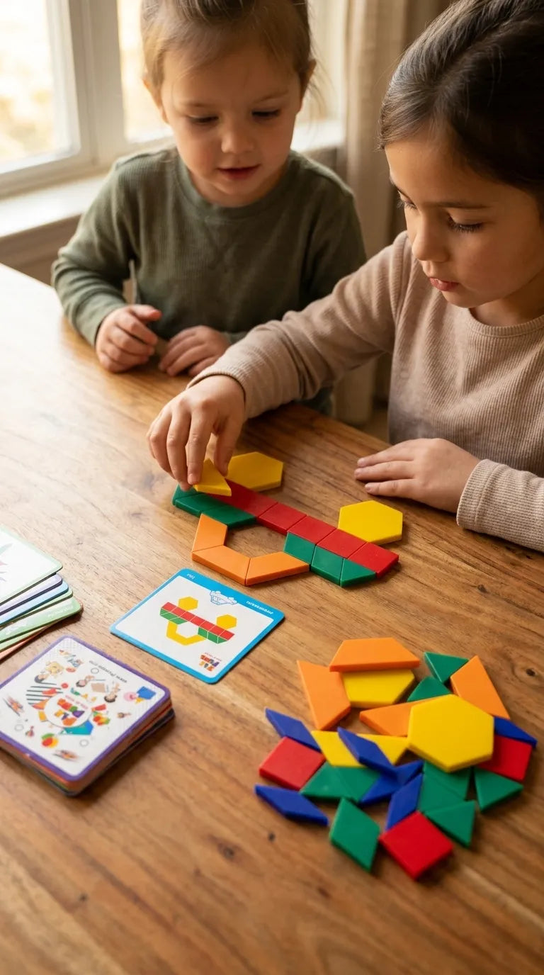 Pattern Blocks Geometric Shape Jigsaw Puzzle T7012610