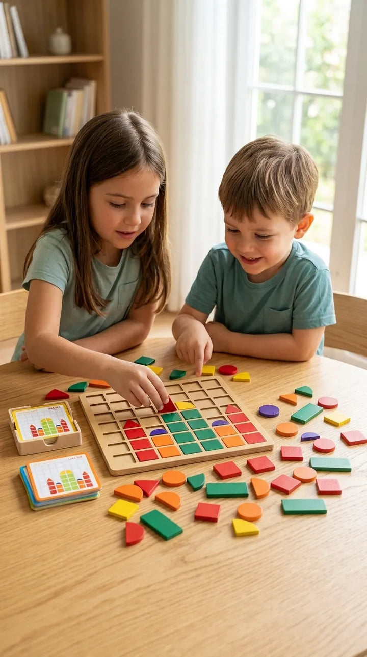 Geometric Shape Mosaic Puzzle Set T7012910